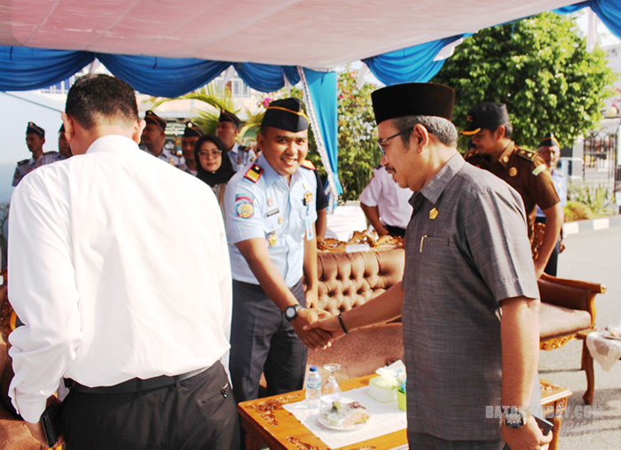 Ketua DPRD Kabupaten Karimun, M. Yusup Sirat saat menghadiri acara zone WBB dan WBK
